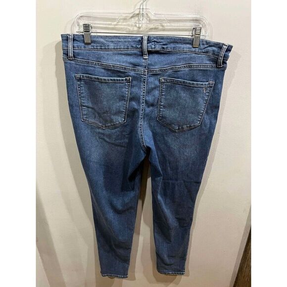 Jessica Simpson Jeans Womens 34 Skinny Blue High Rise Medium Wash Denim Festival - Picture 2 of 7